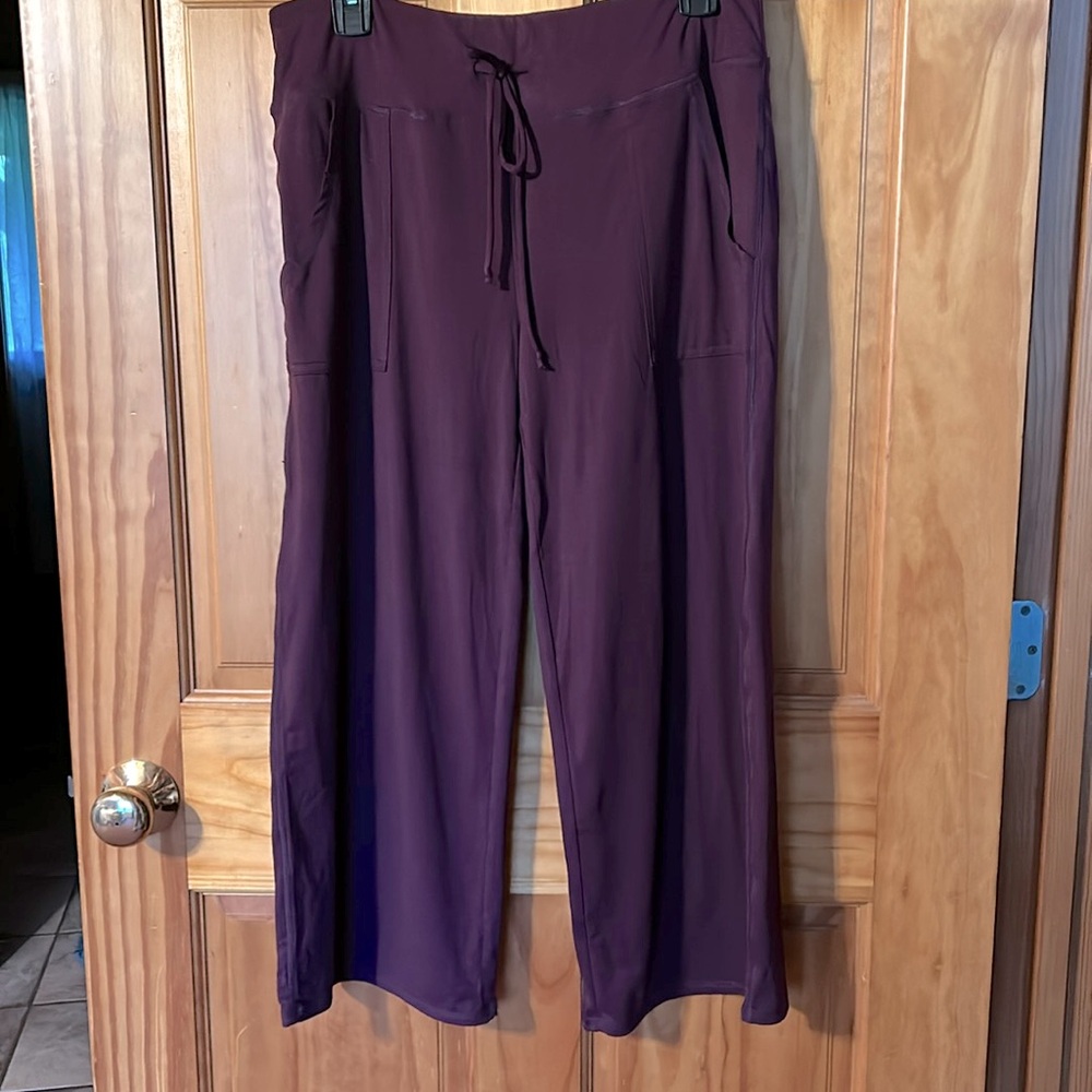 NWOT Grace and Lace cropped wide leg lounge pants